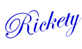 Rickety signature.